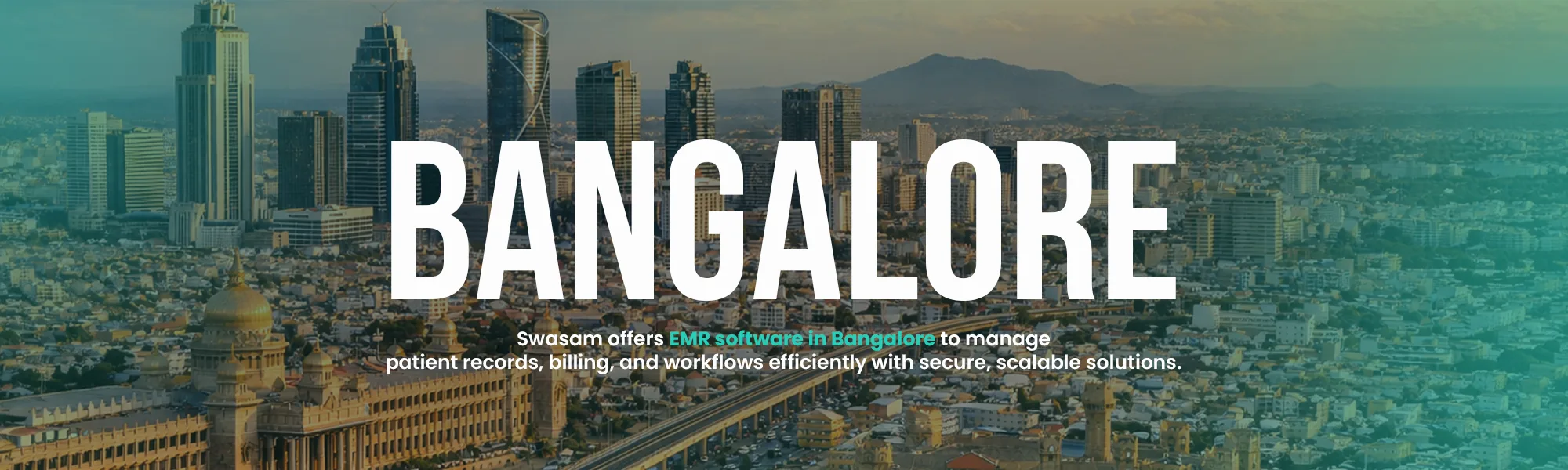 Bangalore City Skyline